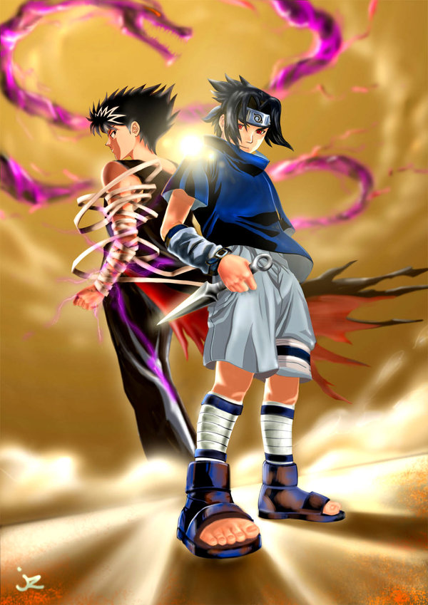 !Sasuke (Naruto) VS Hiei (Yu Yu Hakusho)! 